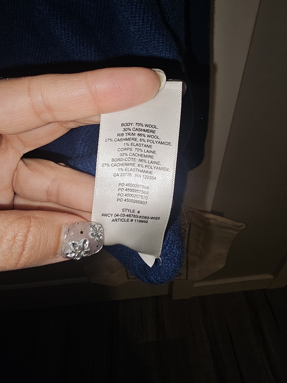Aritzia Teal Crew-neck sweater